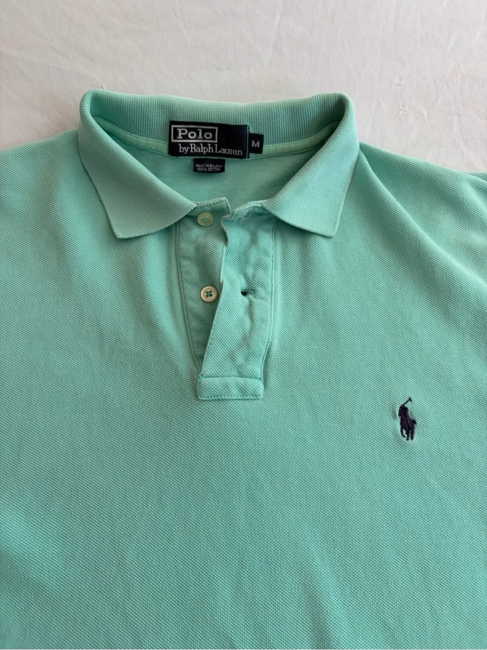 Ralph Lauren Men’s Mint Green Polo Shirt